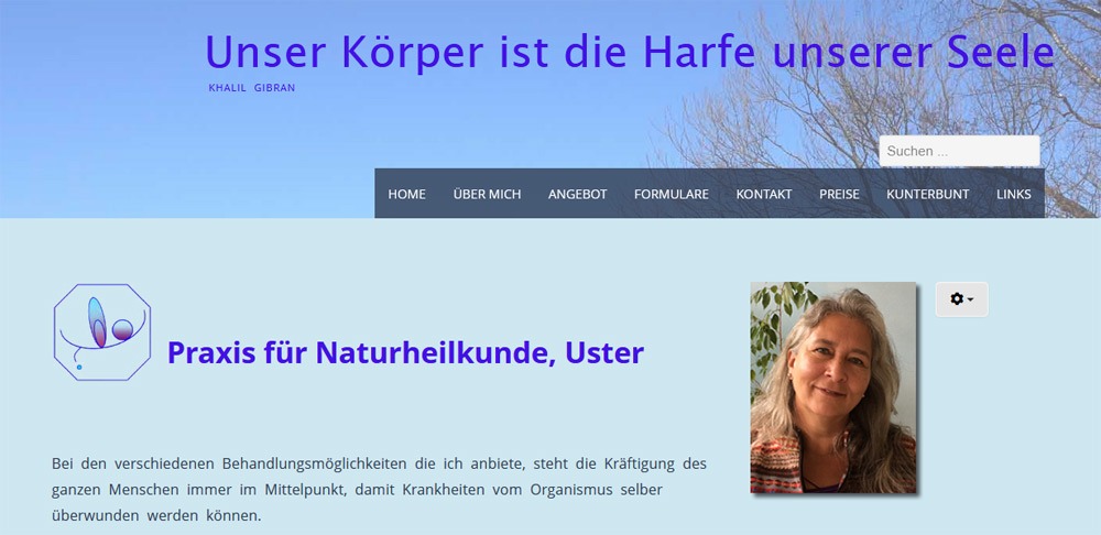 Webseite Gesuprax Uster