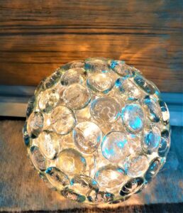 Glaskugel-Lampe Glasnuggets-Lichtkugel