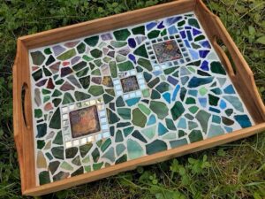 Mosaik-Tablett