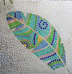 Steinplatten-Mosaik
