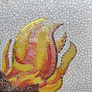 Steinplatten-Mosaik